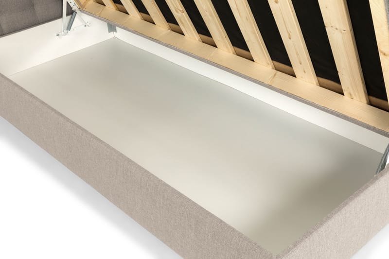 Sängpaket Suset Box Bed 80x200 - Beige - Möbler - Säng - Säng med förvaring - Dubbelsäng med förvaring