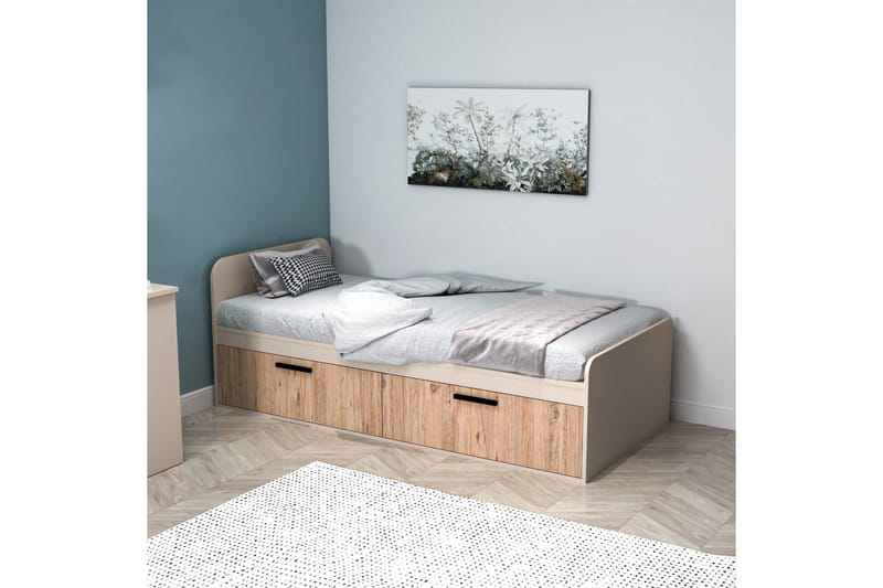 Sängram Newra 91x194 cm - Beige - Möbler - Säng - Sängram & sängstomme