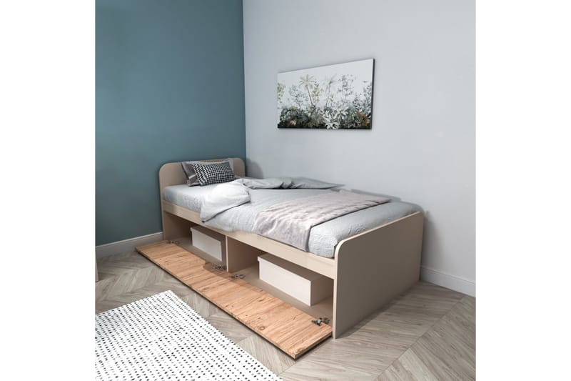 Sängram Newra 91x194 cm - Beige - Möbler - Säng - Sängram & sängstomme