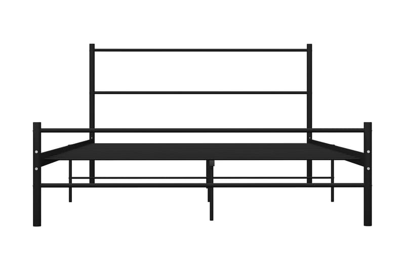 Sängram svart metall 160x200 cm - Svart - Möbler - Säng - Sängram & sängstomme