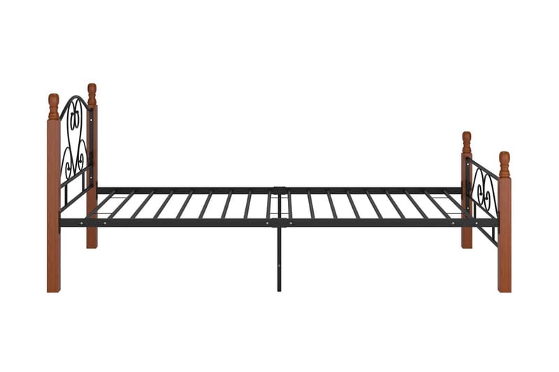 Sängram svart metall 90x200 cm - Svart - Möbler - Säng - Sängram & sängstomme