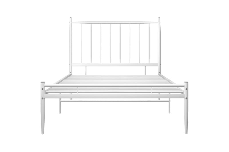 Sängram vit metall 90x200 cm - Vit - Möbler - Säng - Sängram & sängstomme