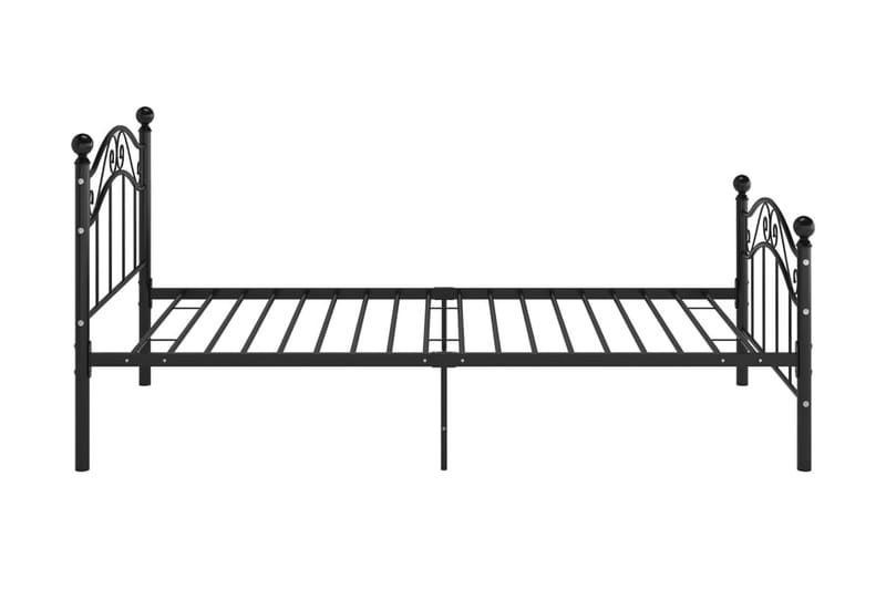 Sängram svart metall 100x200 cm - Svart - Möbler - Säng - Sängram & sängstomme