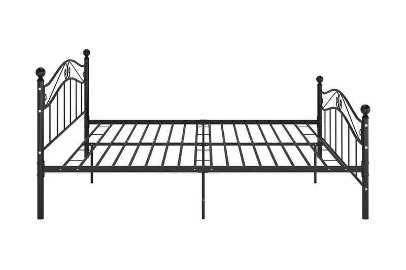 Sängram svart metall 180x200 cm - Svart - Möbler - Säng - Sängram & sängstomme