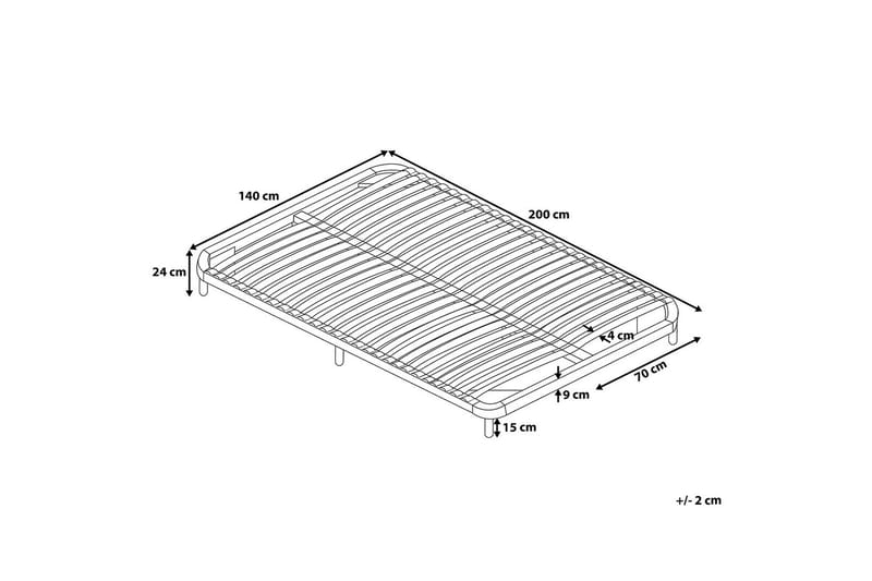 Ribbotten Basic 140|200 cm - Svart - Möbler - Säng - Sängtillbehör & sänggavel - Ribbotten