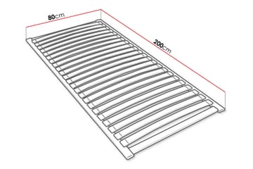 Ribbotten Nausta 80x200 cm - Trä/Natur - Möbler - Säng - Sängtillbehör & sänggavel - Ribbotten