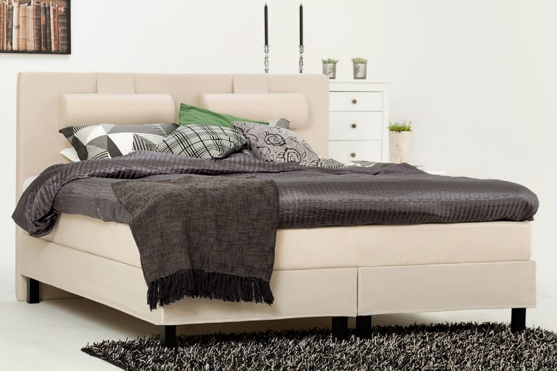 Sänggavel Olivia 150 cm Slät - Beige - Möbler - Säng - Sängtillbehör & sänggavel - Sänggavel