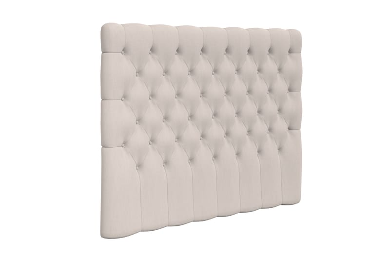 Sänggavel Romance Lyx 210 cm Djuphäftad - Beige - Möbler - Säng - Sängtillbehör & sänggavel - Sänggavel