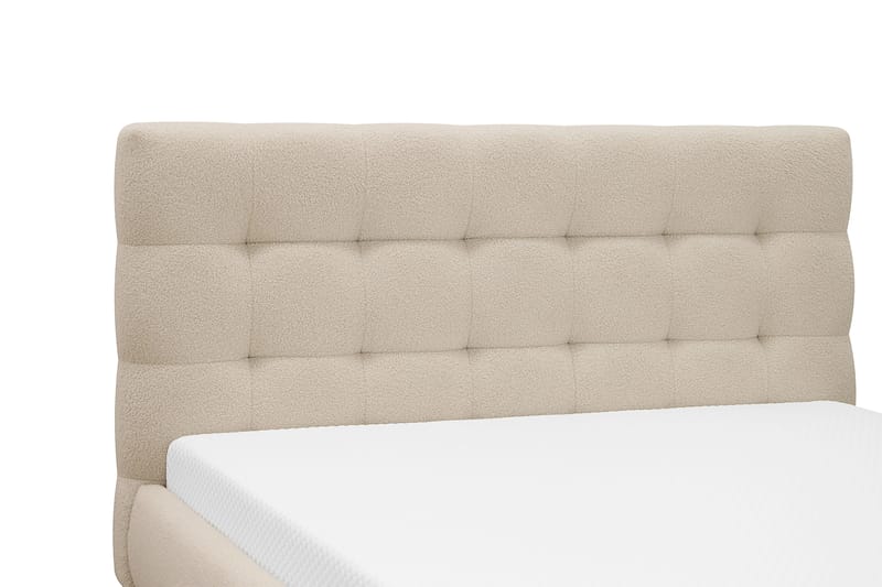 Teddy Komplett Sängpaket Sängram med Madrass 120x200 cm - Beige - Möbler - Säng - Ramsäng