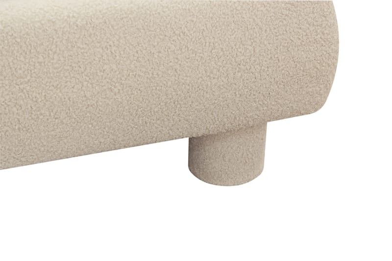 Teddy Komplett Sängpaket Sängram med Madrass 120x200 cm - Beige - Möbler - Säng - Ramsäng