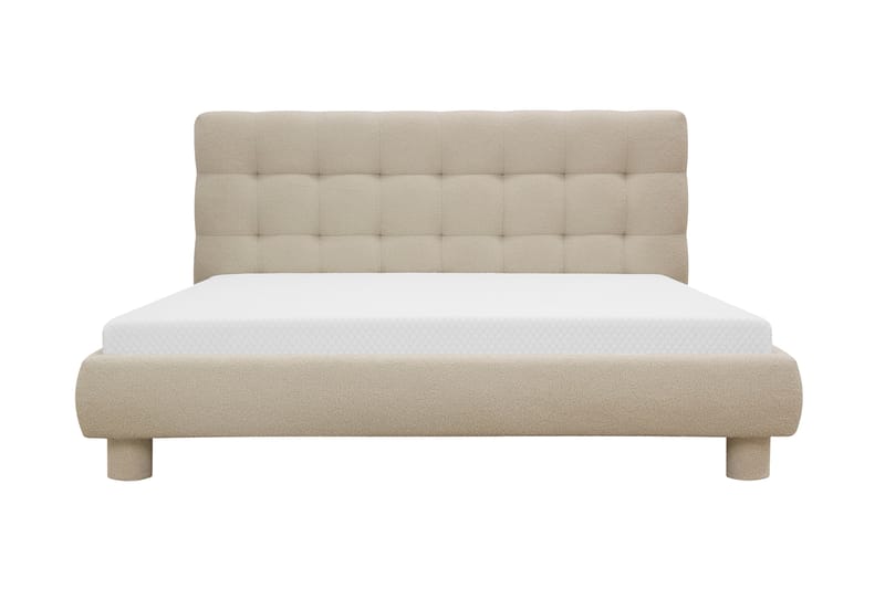 Teddy Komplett Sängpaket Sängram med Madrass 180x200 cm - Beige - Möbler - Säng - Ramsäng