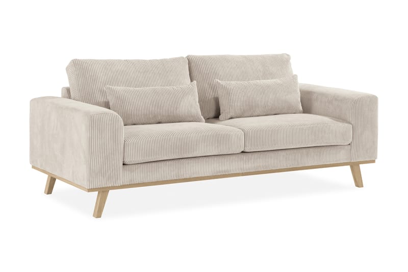 2-sits Manchestersoffa Haga - Beige - Möbler - Soffa - 2 sits soffa