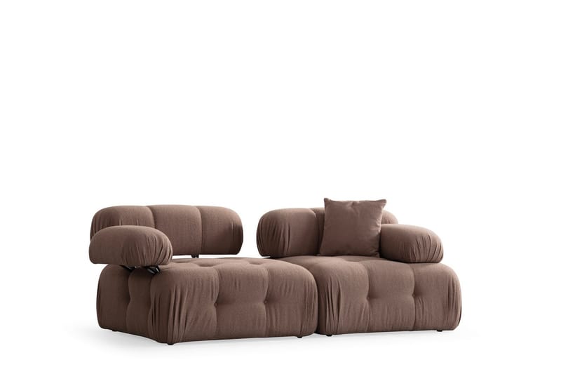 Bubblig Soffa 2-sits Belgin - Cappuccino - Möbler - Soffa - 2 sits soffa