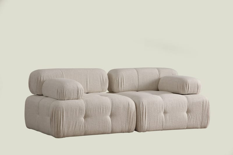 Bubblig Soffa 2-sits Belgin - Ljusbeige - Möbler - Soffa - 2 sits soffa