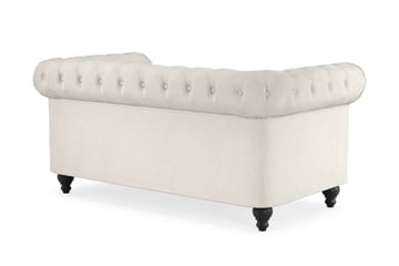 2-sits Soffa Chester Lyx - Beige Sammet - Möbler - Soffa - Chesterfield soffa