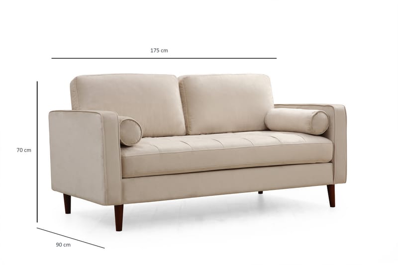 Soffa Puento 2-sits - Beige - Möbler - Soffa - 2 sits soffa