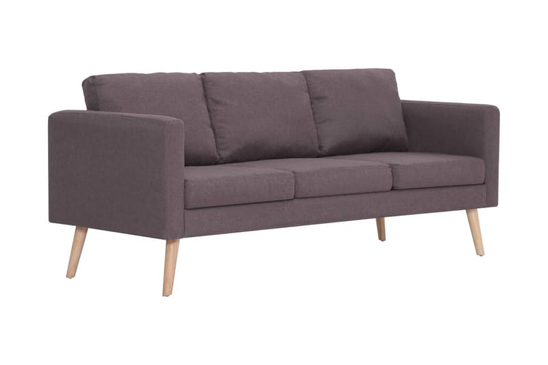 3-sitssoffa tyg taupe - Brun - Möbler - Soffa - 3 sits soffa