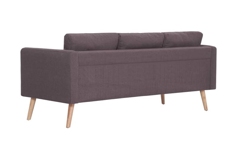 3-sitssoffa tyg taupe - Brun - Möbler - Soffa - 3 sits soffa