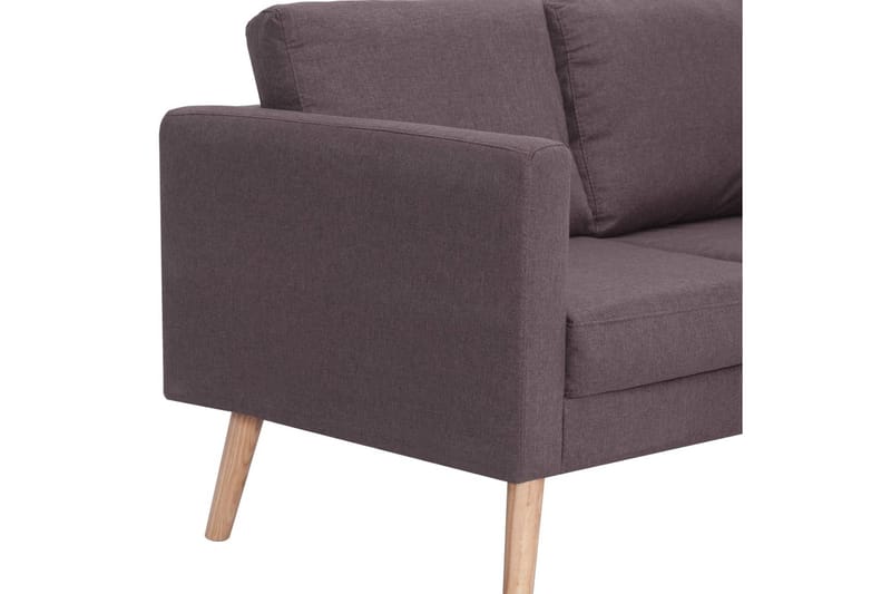 3-sitssoffa tyg taupe - Brun - Möbler - Soffa - 3 sits soffa