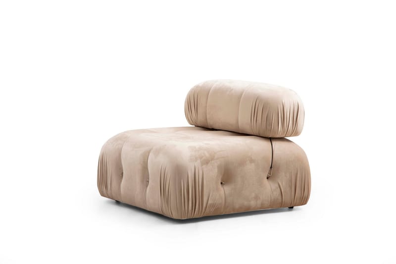 Bubblig Soffa 3-sits Belgin - Beige - Möbler - Soffa - 3 sits soffa