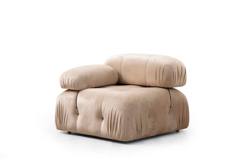 Bubblig Soffa 3-sits Belgin - Beige - Möbler - Soffa - 3 sits soffa