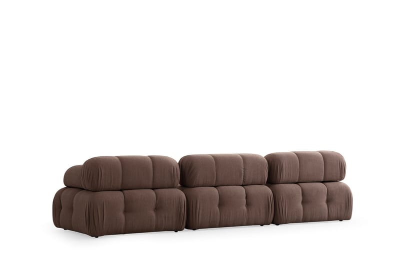 Bubblig Soffa 3-sits Belgin - Cappuccino - Möbler - Soffa - 3 sits soffa