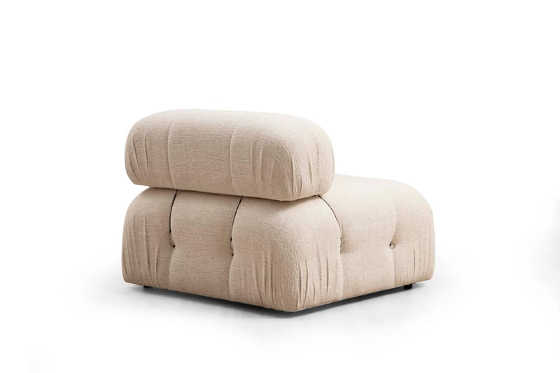 Bubblig Soffa 3-sits Belgin - Ljusbeige - Möbler - Soffa - 3 sits soffa