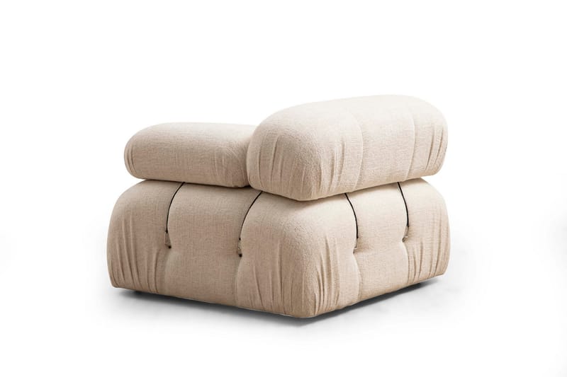 Bubblig Soffa 3-sits Belgin - Ljusbeige - Möbler - Soffa - 3 sits soffa