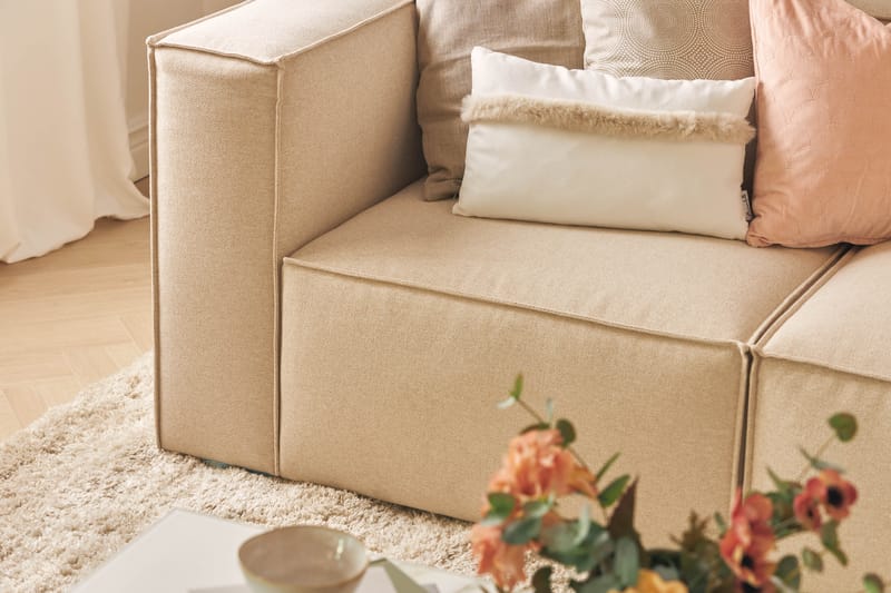 Djup Soffa Narender 3-sits - Beige - Möbler - Soffa - 3 sits soffa