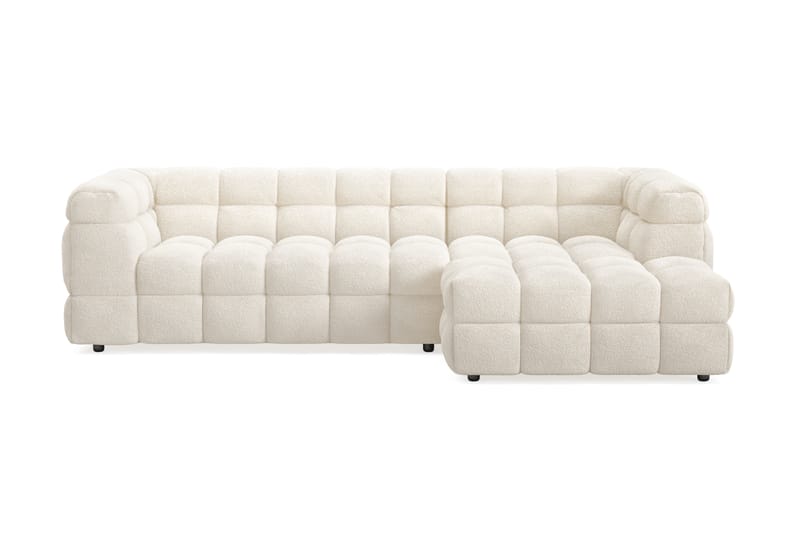 3-sits Soffa Elise med Divan - Beige Teddy - Möbler - Soffa - Hörnsoffa