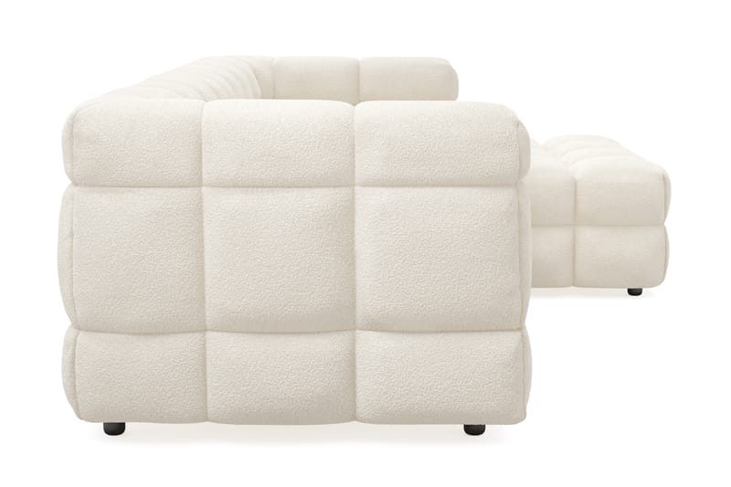 3-sits Soffa Elise med Divan - Beige Teddy - Möbler - Soffa - Hörnsoffa