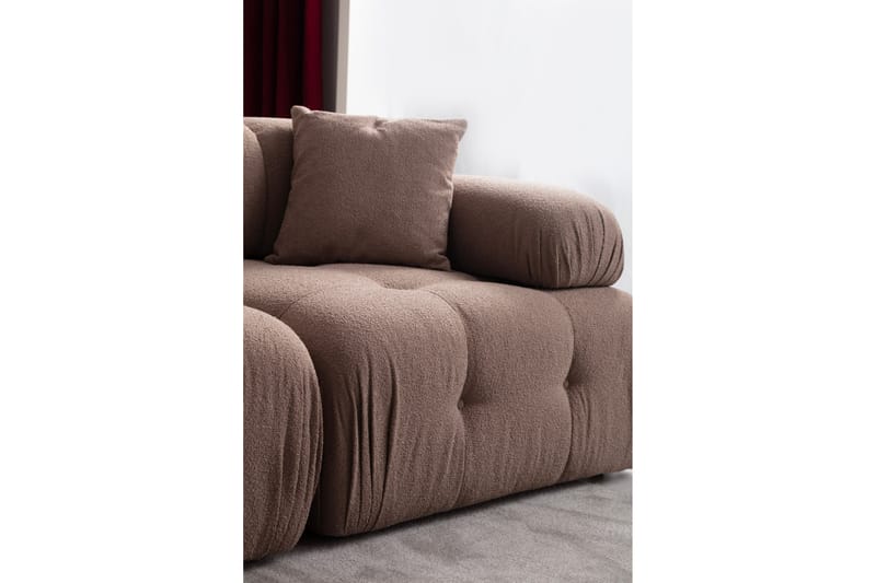 Soffa 3-sits Belgin - Cappuccino - 3 sits soffa