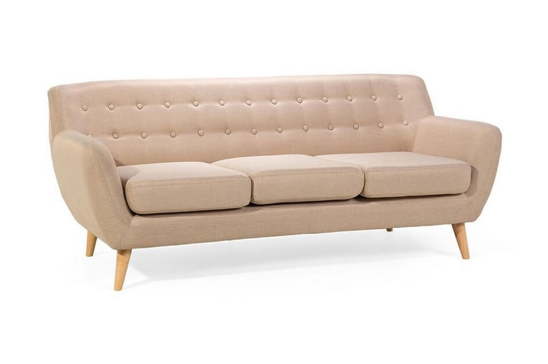 Soffa 3 Sits Motala - Beige - Möbler - Soffa - 3 sits soffa