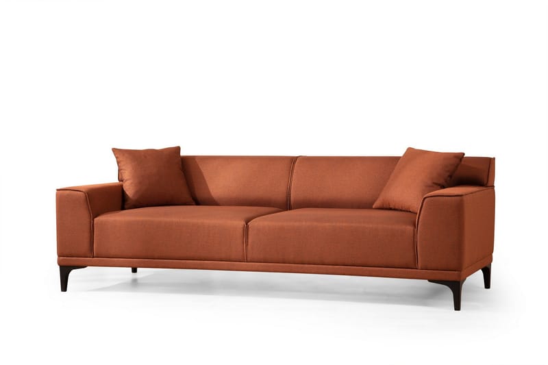 Soffa 3-sits Smithton - Orange - Möbler - Soffa - 3 sits soffa