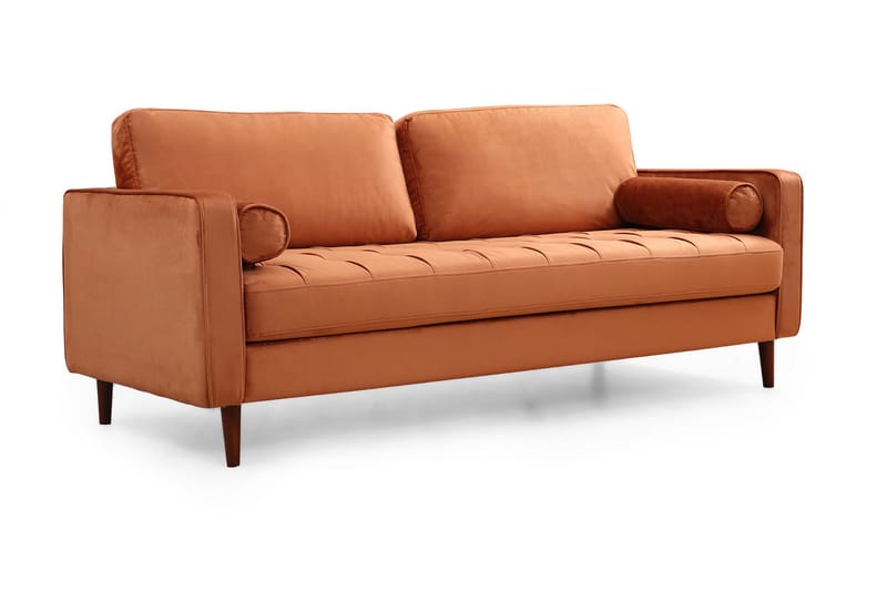 Soffa Puento 3-sits - Orange - Möbler - Soffa - 3 sits soffa