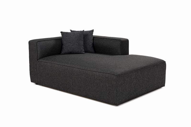 4-sits Soffa med Divan Abbas - Antracit - Möbler - Soffa - Divansoffa & schäslongsoffa - 4 sits soffa med divan