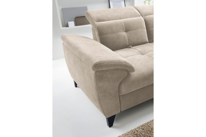 5-sits Soffa med Schäslong Inferne - Beige - Möbler - Soffa - Divansoffa & schäslongsoffa