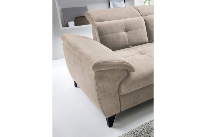 5-sits Soffa med Schäslong Inferne - Beige - Möbler - Soffa - Divansoffa & schäslongsoffa