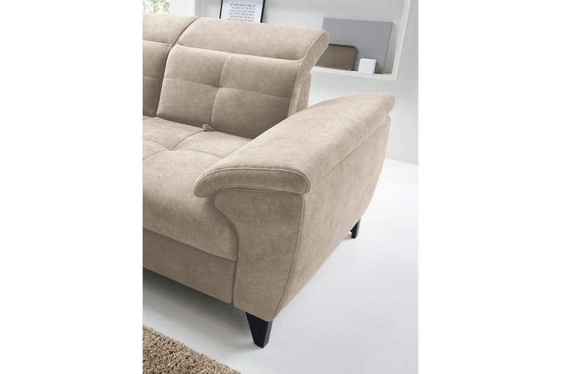 5-sits Soffa med Schäslong Inferne - Beige - Möbler - Soffa - Divansoffa & schäslongsoffa