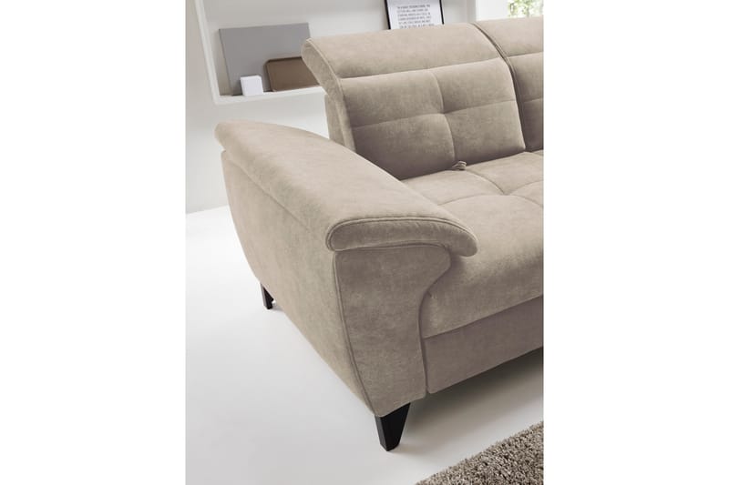 5-sits Soffa med Schäslong Inferne - Beige - Möbler - Soffa - Divansoffa & schäslongsoffa