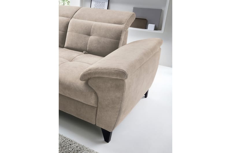 5-sits Soffa med Schäslong Inferne - Beige - Möbler - Soffa - Divansoffa & schäslongsoffa