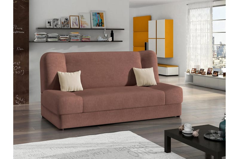 Abron Soffa 3-sits - Rosa - Möbler - Soffa - 3 sits soffa