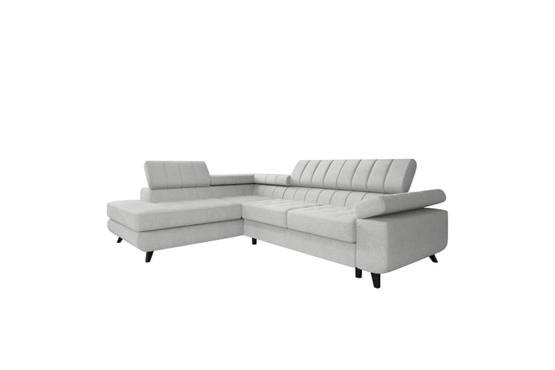 Amshyttan Soffa med Schäslong 3-sits - Ljusgrå - Möbler - Soffa - Divansoffa & schäslongsoffa - 3 sits soffa med divan