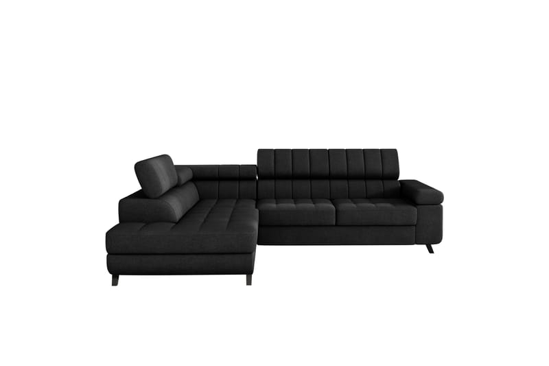 Amshyttan Soffa med Schäslong 3-sits - Svart - Möbler - Soffa - Divansoffa & schäslongsoffa - 3 sits soffa med divan