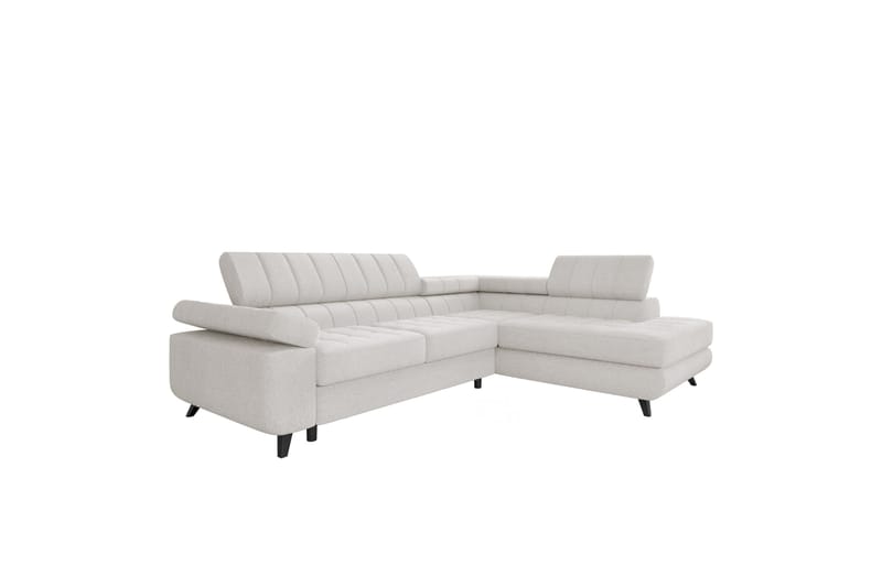 Amshyttan Soffa med Schäslong 3-sits - Vit - Möbler - Soffa - Divansoffa & schäslongsoffa - 3 sits soffa med divan