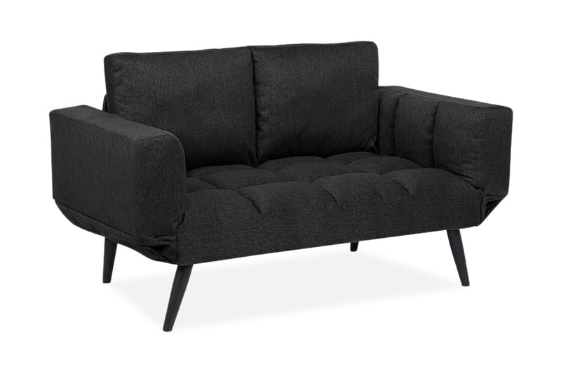 Bäddsoffa Brekke 150 cm - Svart - Möbler - Soffa - Bäddsoffa - 2 sits bäddsoffa