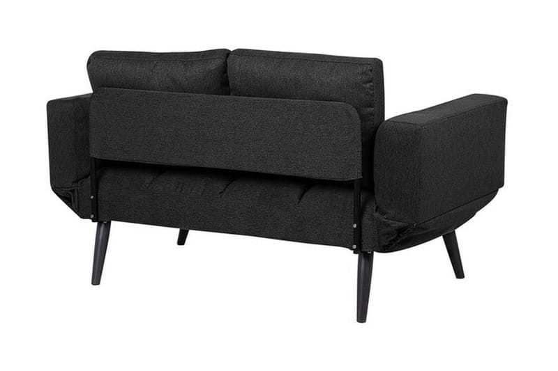 Bäddsoffa Brekke 150 cm - Svart - Möbler - Soffa - Bäddsoffa - 2 sits bäddsoffa