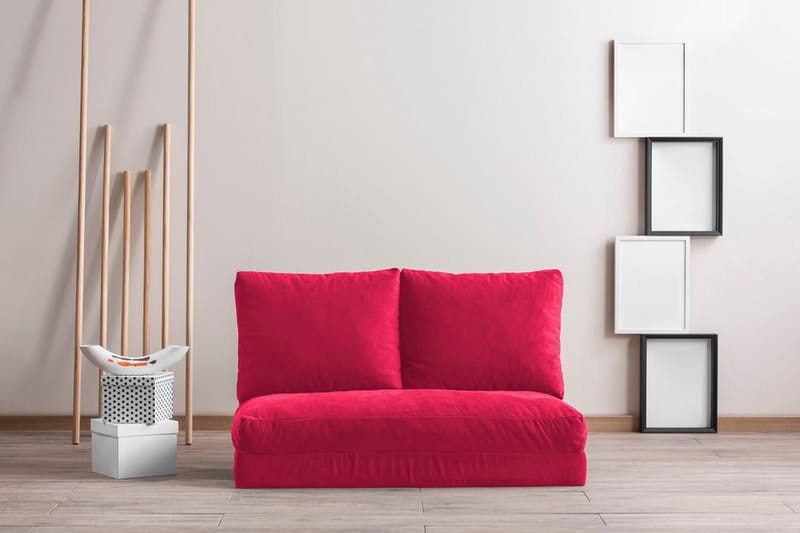 Bäddsoffa Florentine 2-sits 120x185 - Fuchsia - Möbler - Soffa - Bäddsoffa - 2 sits bäddsoffa