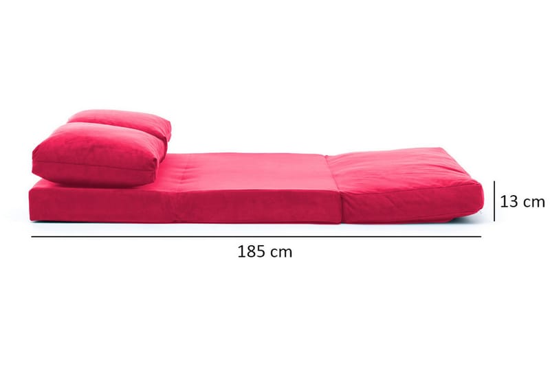 Bäddsoffa Florentine 2-sits 120x185 - Fuchsia - Möbler - Soffa - Bäddsoffa - 2 sits bäddsoffa