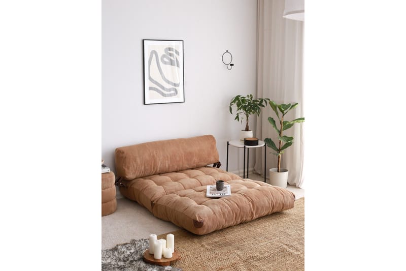 Bäddsoffa Fold - Camel - Möbler - Soffa - Bäddsoffa - 2 sits bäddsoffa